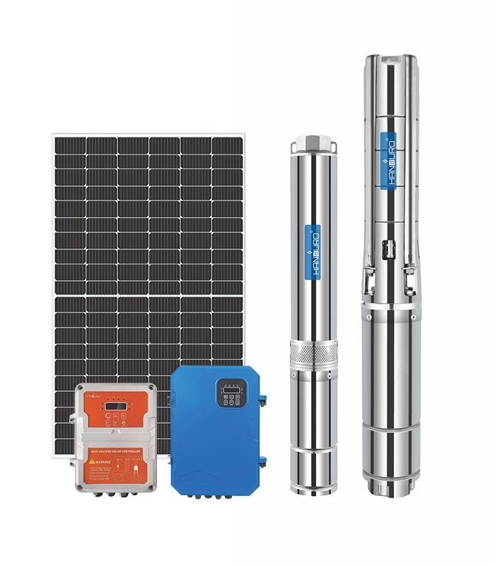 AC/DC Solar Submersible Pump